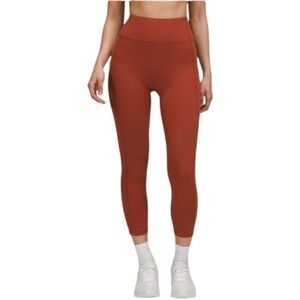 Lululemon Invigorate High-Rise Crop 23" in Cayenne Womens Size 8